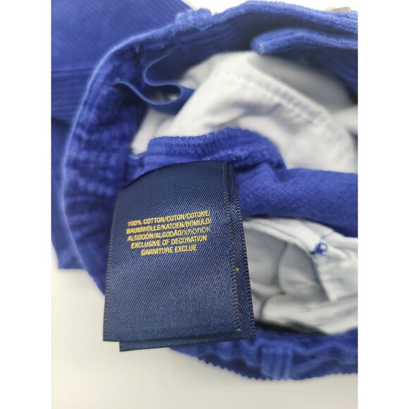 POLO Ralph Lauren Boys 3T Blue Corduroy Pants Holiday School Pic Church Preppy - Picture 8 of 11